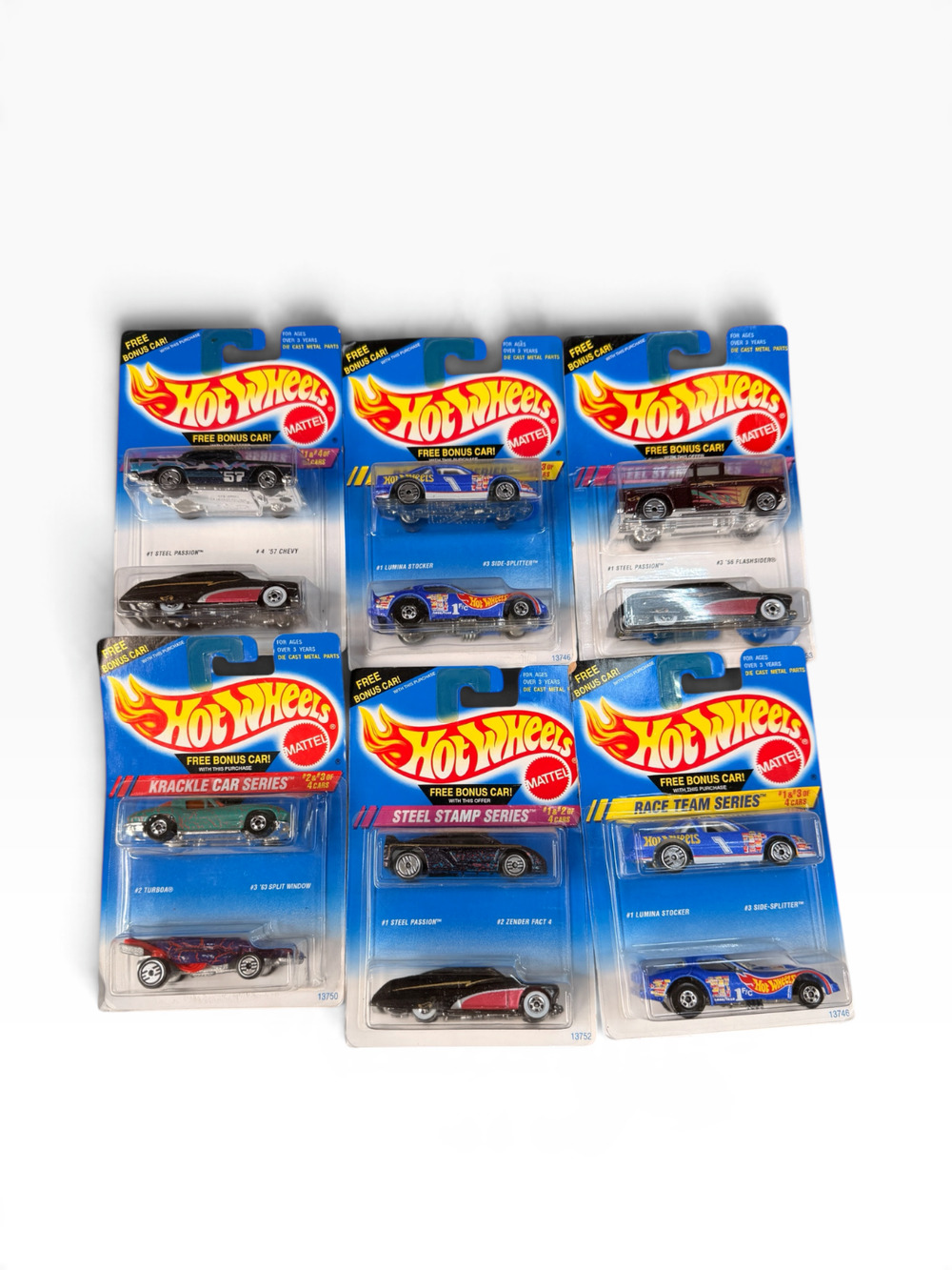 Lot of 6 (12 Cars Total) Brand New Hot Wheels Cars New Sealed (Lot HW17)